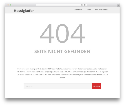 Optimizer PRO WordPress theme design - hessigkofen.ch