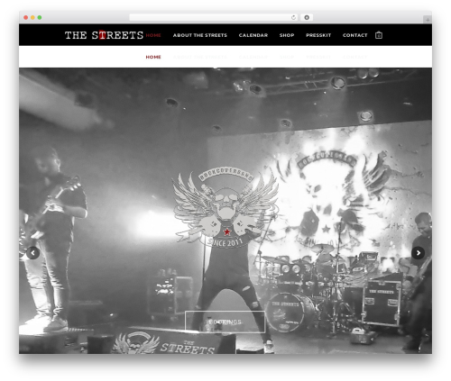 Rebellion WordPress theme - the-streets.nl