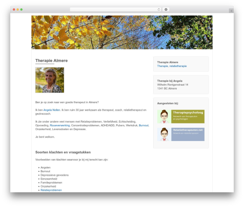 WordPress theme Responsive Pro - therapie-almere.com