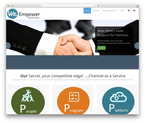 BusiProf Pro WP theme - we-empower.nl