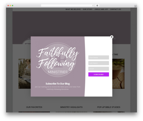 Related posts WordPress plugin - faithfullyfollowingministries.org