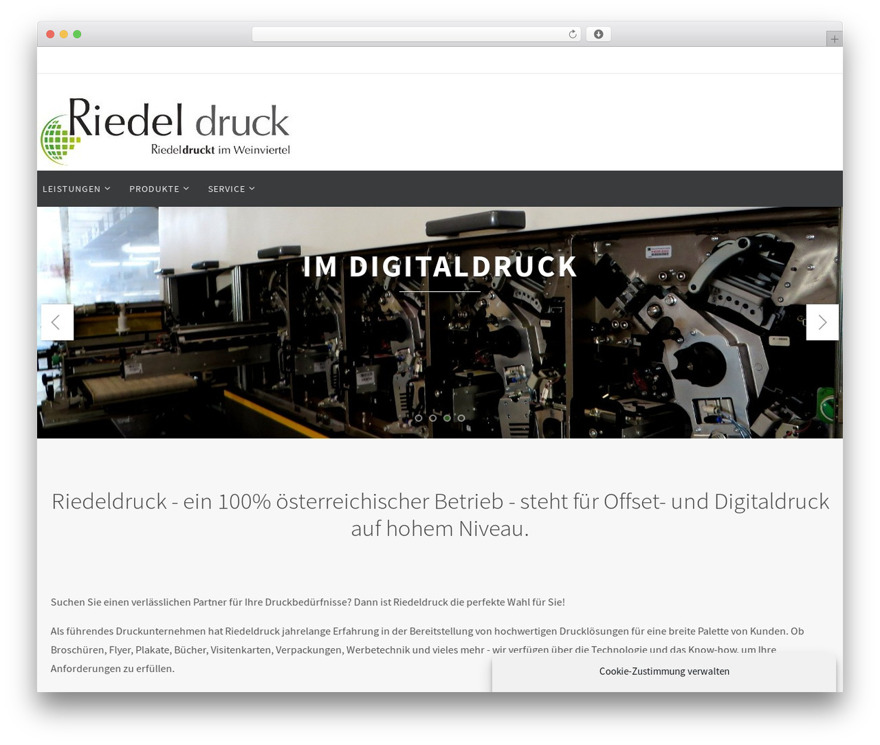 Riedeldruck theme WordPress - riedeldruck.at Riedeldruck theme WordPress - riedeldruck.at