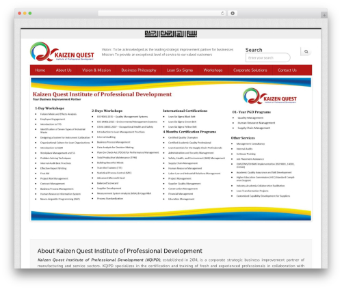 Theme WordPress Uoc Theme - kaizenquest.net