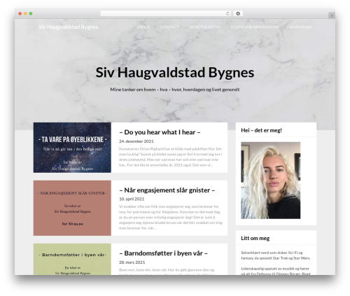Theme WordPress Adaptable Notes - sivaa.no