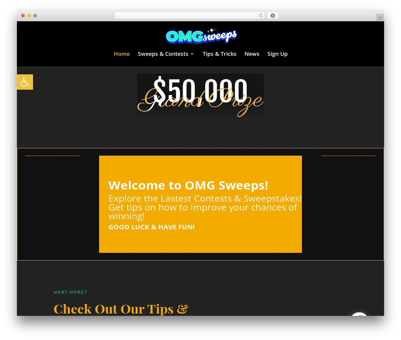 Theme WordPress Divi - omgsweeps.com Theme WordPress Divi - omgsweeps.com