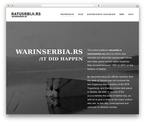 Mapsvg WordPress plugin - warinserbia.rs