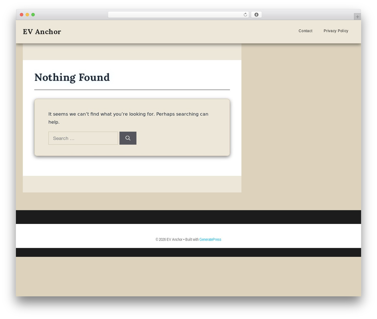 WordPress theme GeneratePress - evanchor.com WordPress theme GeneratePress - evanchor.com