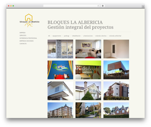 WordPress theme Infinity - bloqueslaalbericia.com