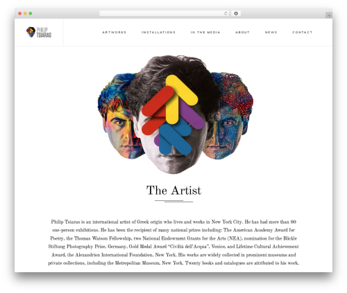 WordPress theme Sahel - tsiaras.com