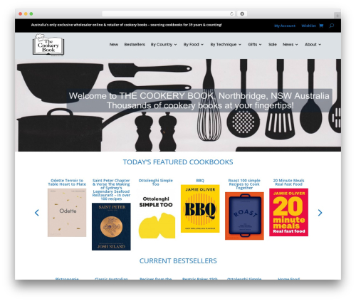 Divi ajax search WordPress plugin - cookerybook.com.au