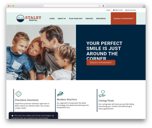 Ultimate multisite WordPress plugin - staleydental.com