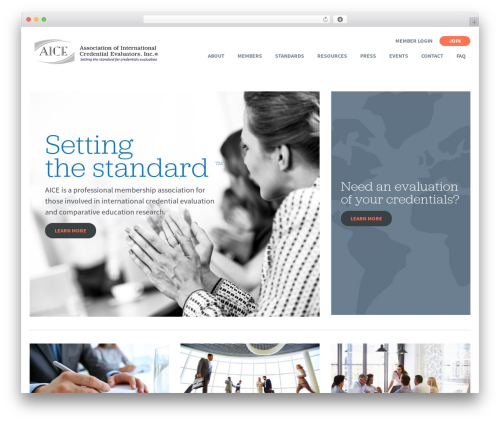 Custom Theme WordPress theme - aice-eval.org