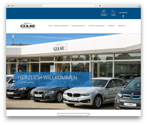 Kfzweb WordPress plugin - autohaus-guelke.de