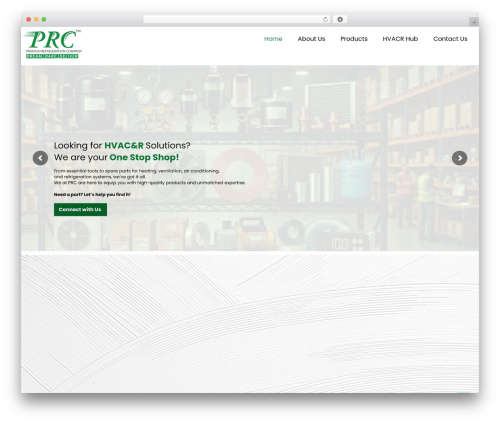 Dustrix business WordPress theme - prakashrefrigeration.com