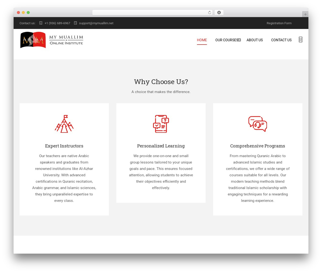 Eduma WordPress theme - mymuallim.net