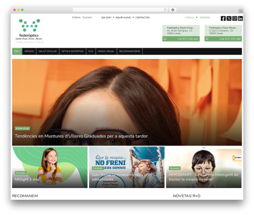 HTML5 Child WordPress theme - federopticsxaviervivas.cat