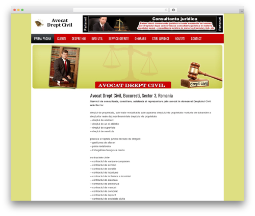 Indicate WP theme - drept-civil.eu