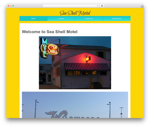 Responsive Pro WP theme - seashellmotelnj.com