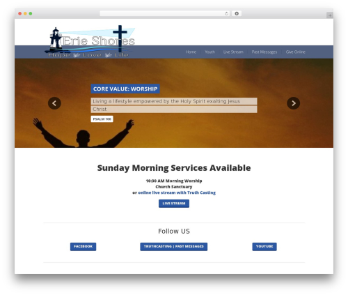 Savior WordPress theme - erieshoresag.org