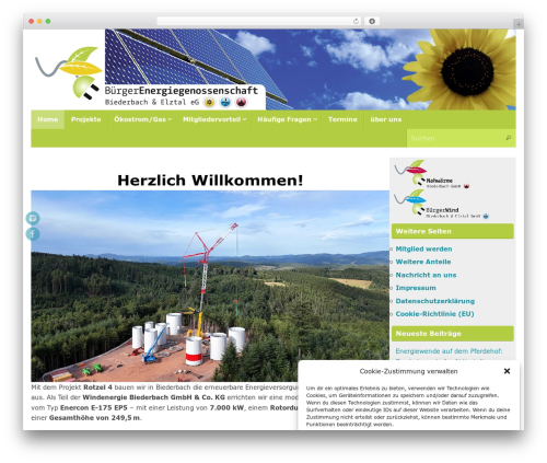 Tempera theme WordPress free - buergerenergie-biederbach.de