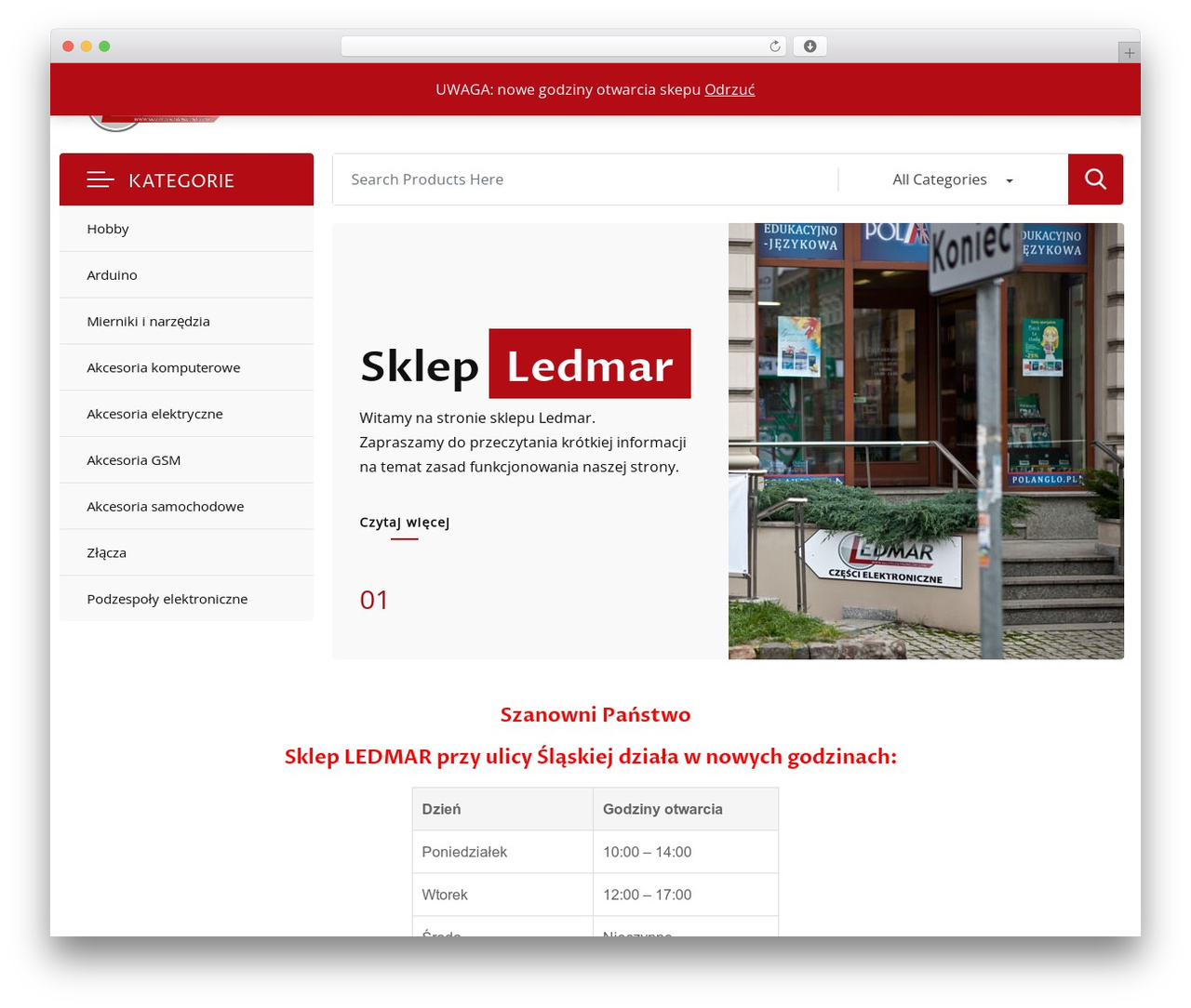 Theme WordPress Metro Child - sklepelektroniczny.com
