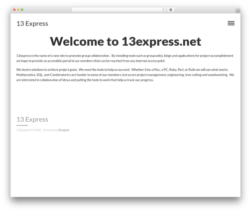Theme WordPress Pine - 13express.net