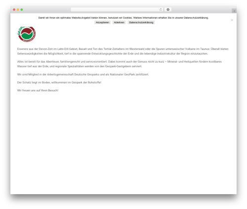 Uncode privacy WordPress plugin - geopark-wlt.de