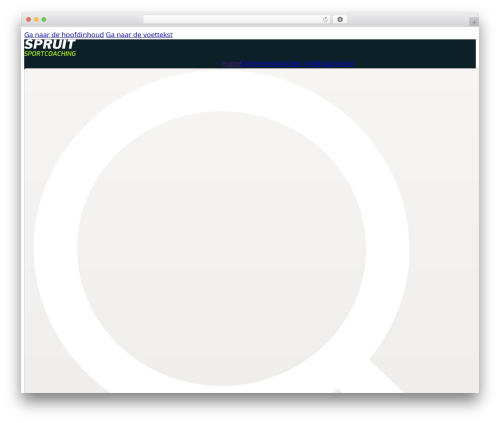 Nextbricks WordPress plugin - spruitsportcoaching.nl