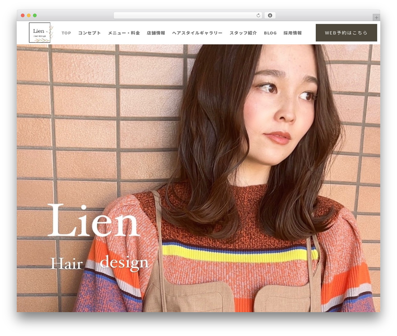 WordPress theme Divi - hair-design-lien.com