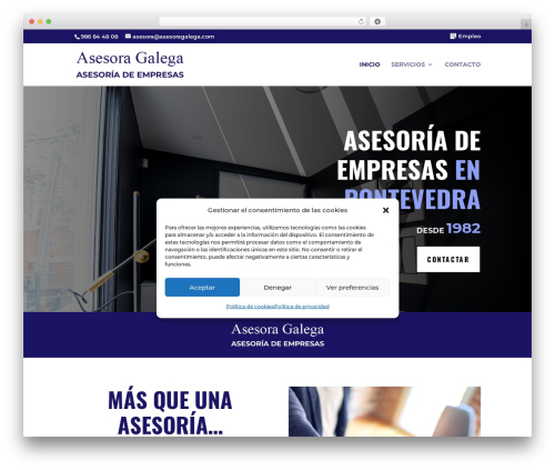 Cactus WordPress theme - asesoragalega.com