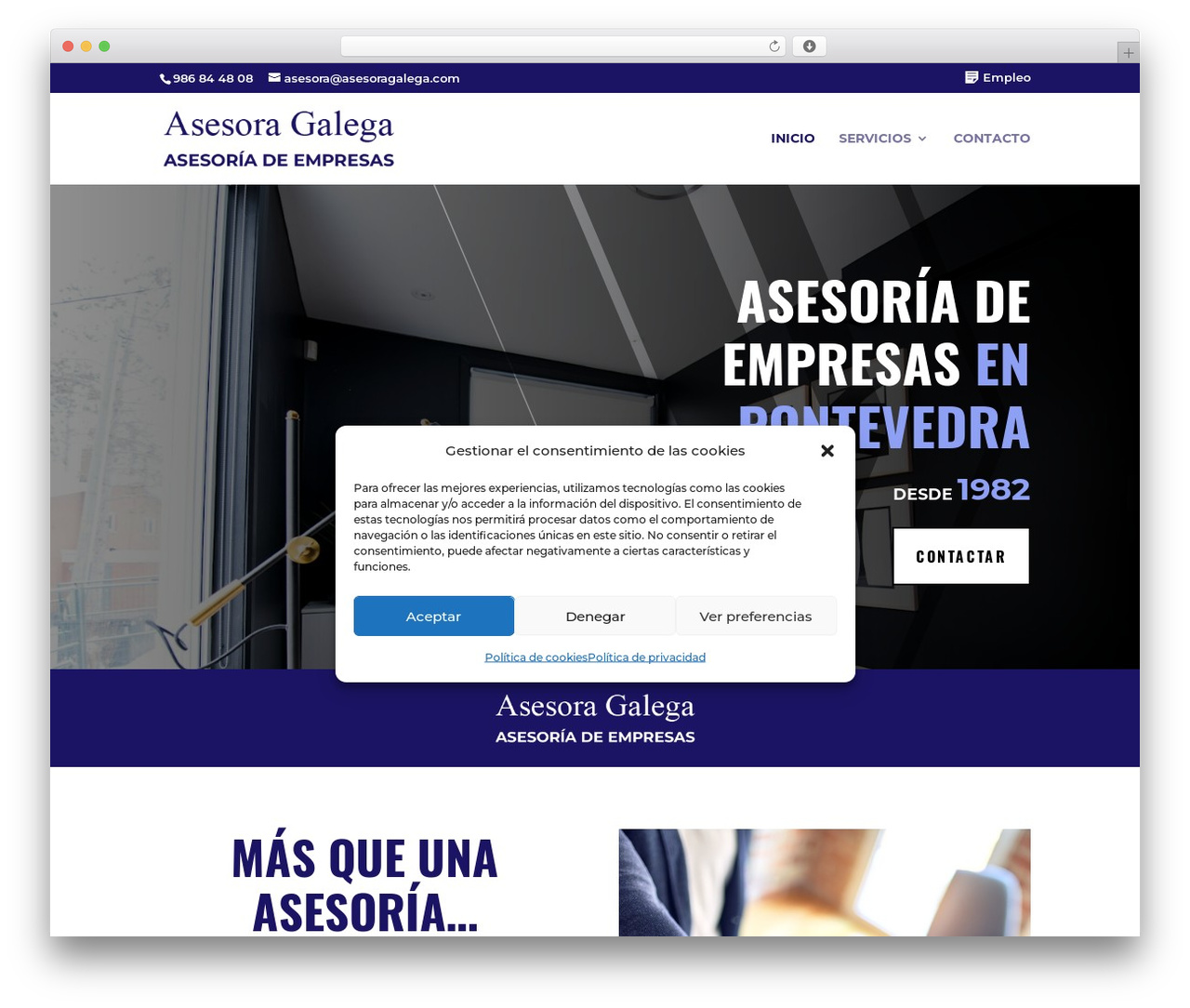 Cactus WordPress theme - asesoragalega.com