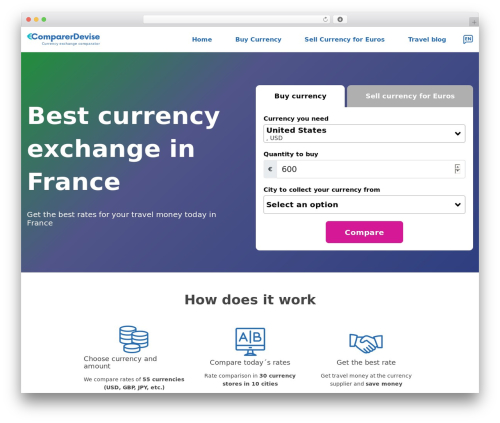 Comparerdevisefr V4 WordPress theme - comparerdevise.fr