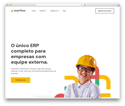Everflow WordPress theme - everflow.com.br
