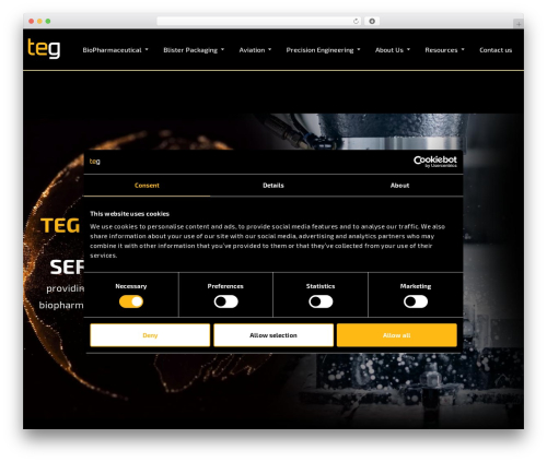 TEG Theme WordPress theme - teg.com