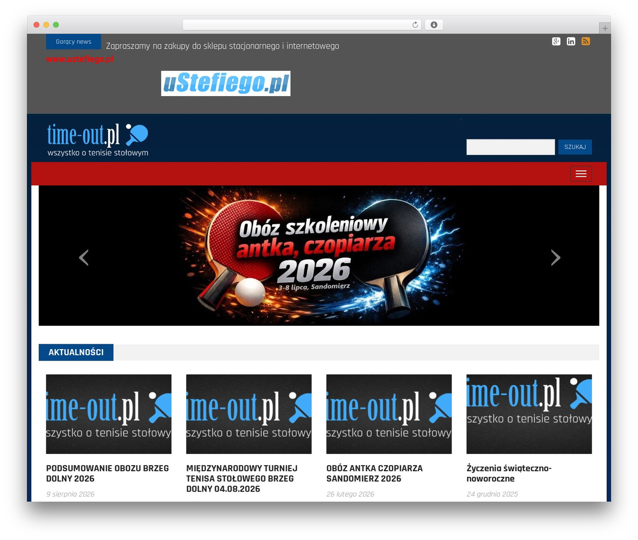 timeout WP theme - time-out.pl