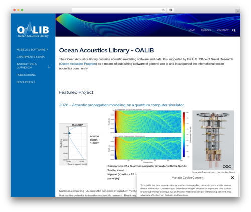 WordPress theme Beaver Builder Theme - oalib-acoustics.org