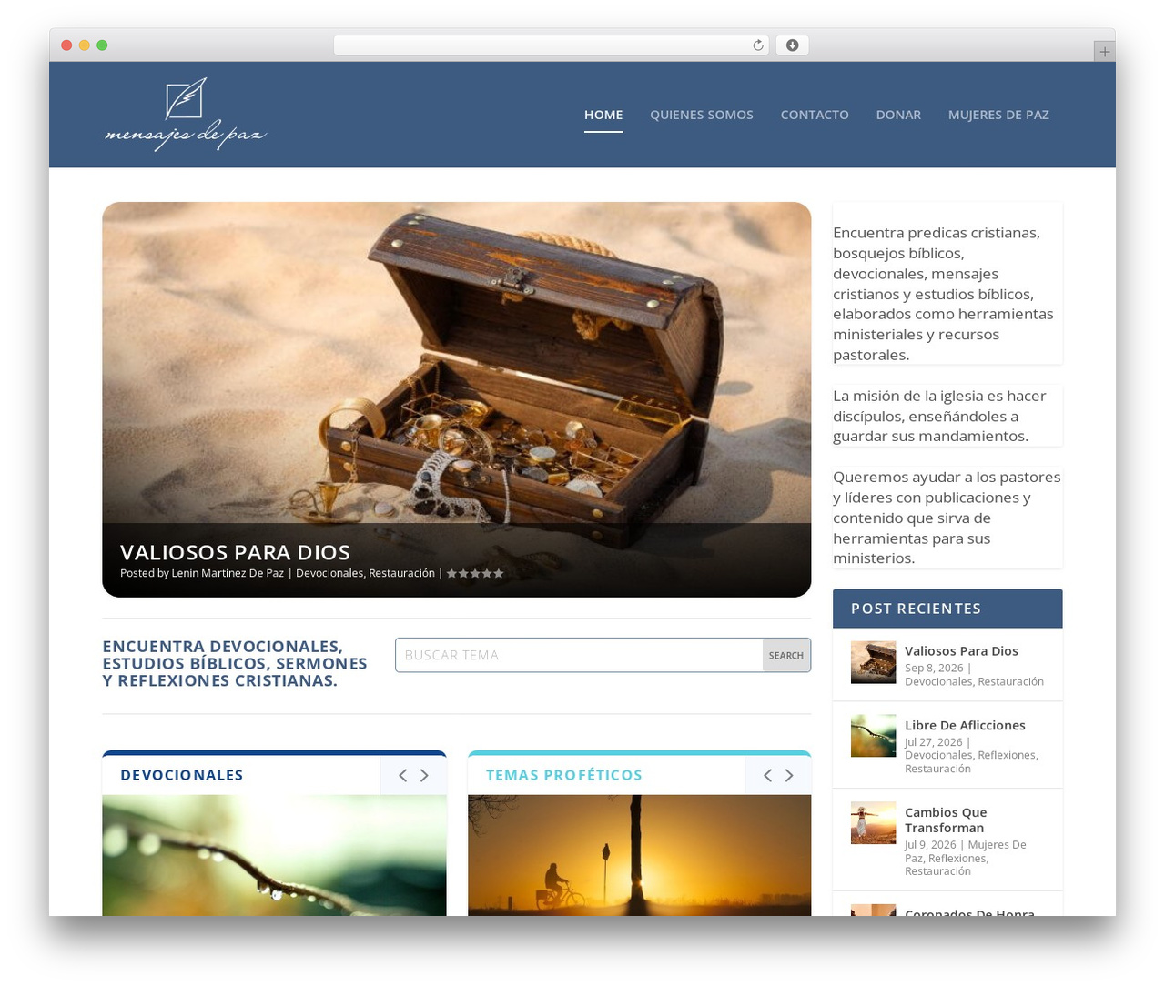 WordPress theme Extra - mensajesdepaz.com WordPress theme Extra - mensajesdepaz.com
