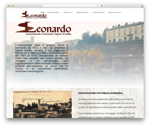Divi WP theme - leonardovaprio.it