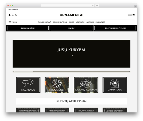 Woo lithuaniapost main WordPress plugin - ornamentai.lt