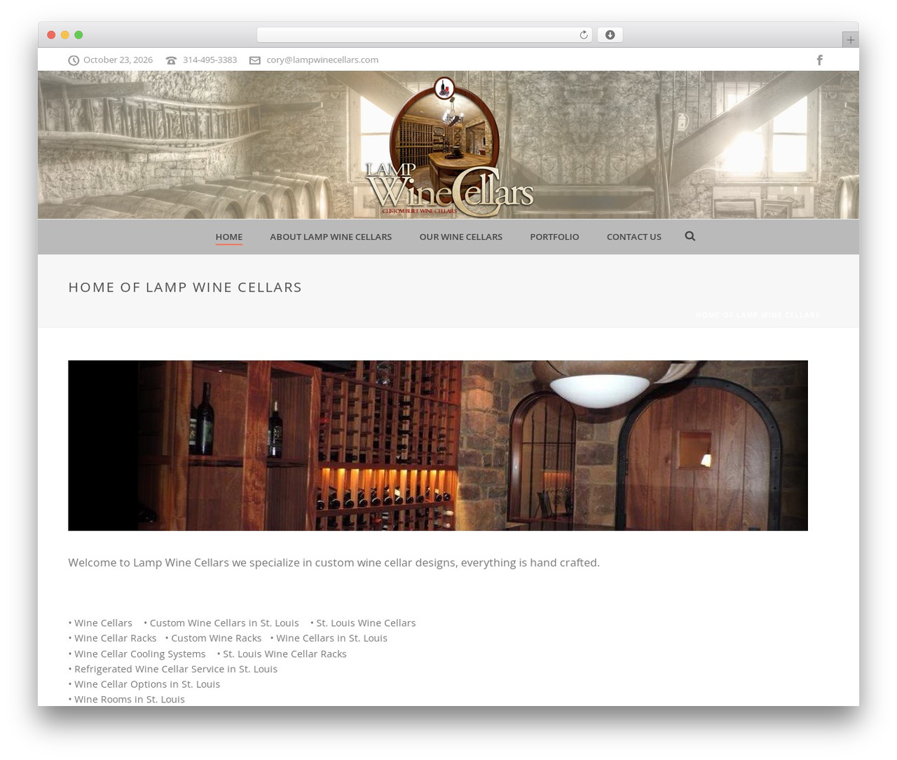 Theme WordPress Jupiter - lampwinecellars.com
