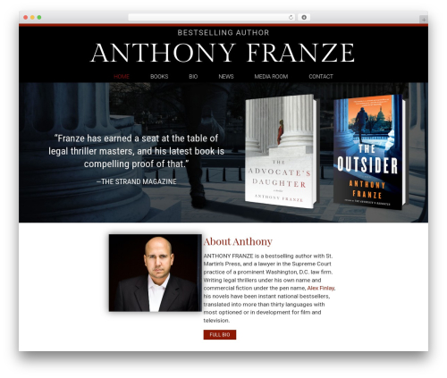 Beaver Builder Theme theme WordPress - anthonyfranzebooks.com