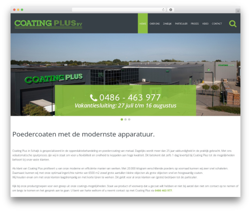 cherry WordPress theme - coatingplus.nl