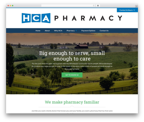 Cleverbolt Framework premium WordPress theme - hcapharmacy.net