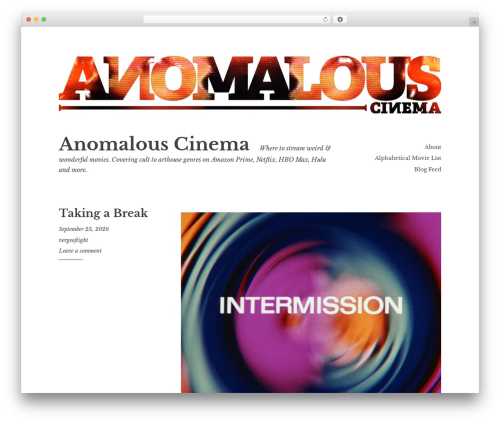 Gutenberg core WordPress plugin - anomalouscinema.com