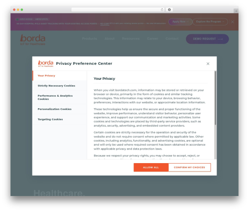 Innovio premium WordPress theme - bordatech.com