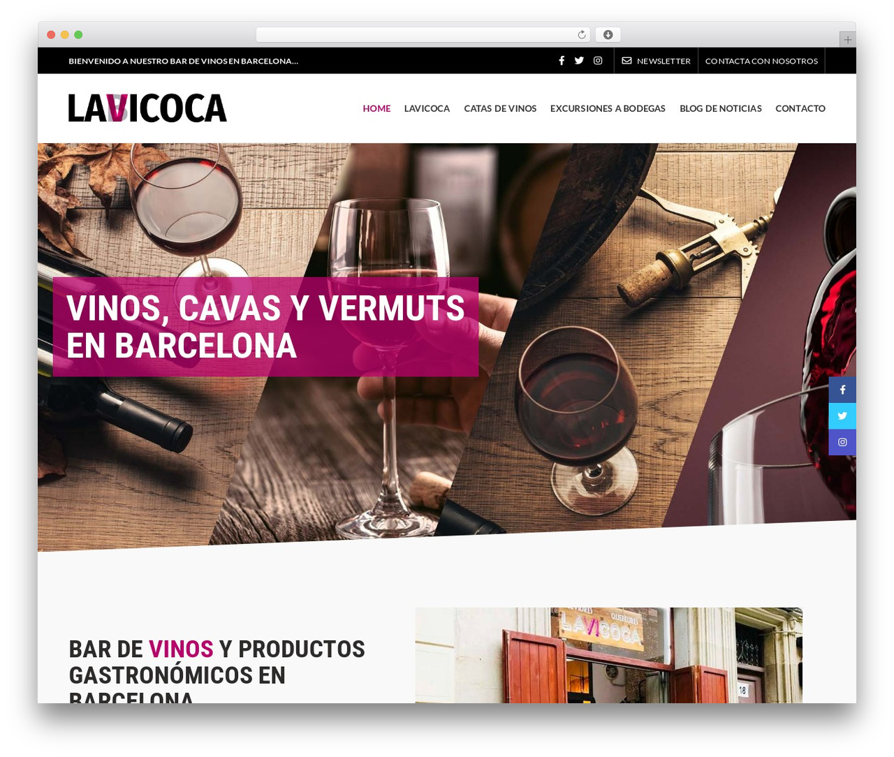 LAVICOCA WordPress theme - lavicoca.com