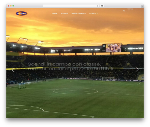 Natsy WordPress theme - calciogroup.com