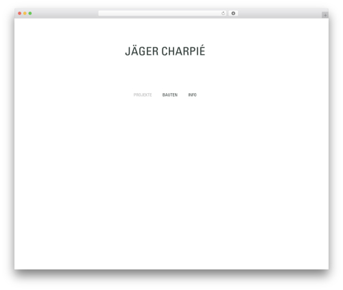 Theme WordPress Ignites - jaeger-charpie.ch