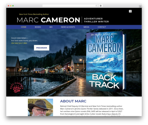 Novelist (novelist) free WordPress plugin - marccameronbooks.com