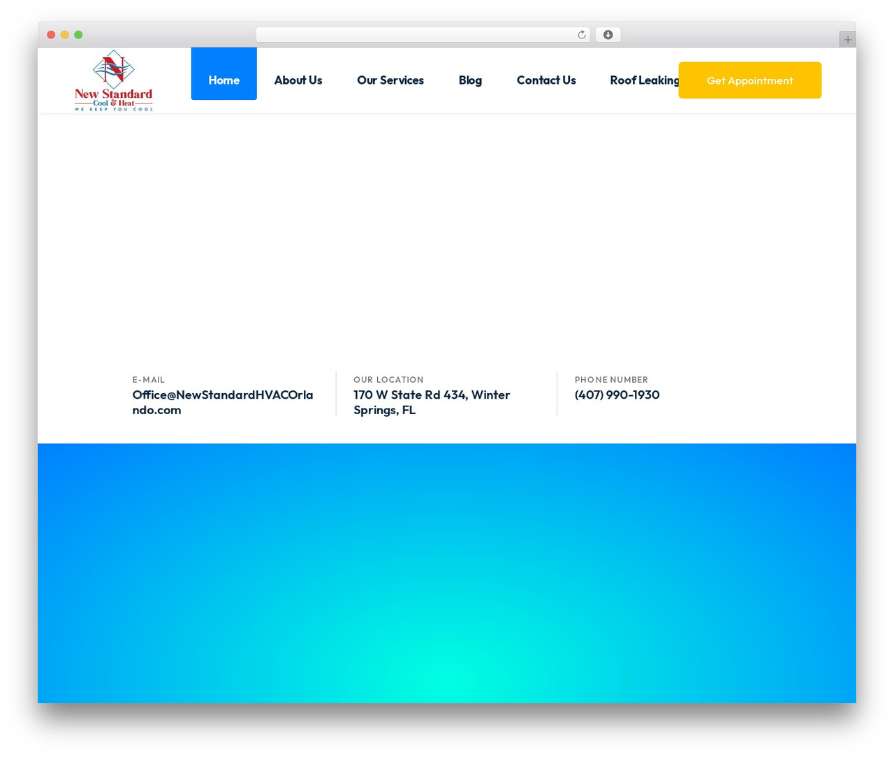WordPress theme SturdyFix - newstandardhvacorlando.com